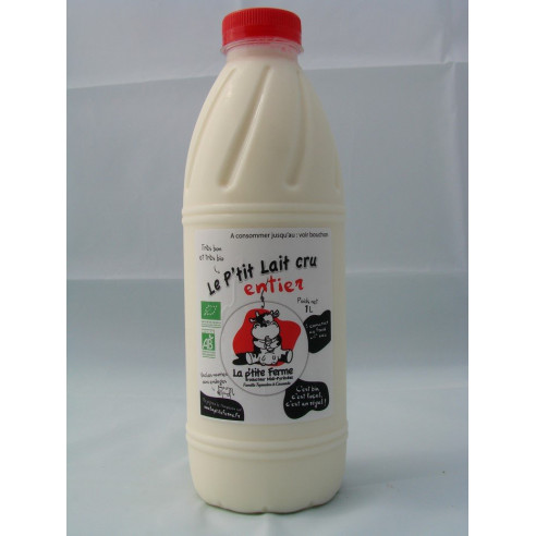 lait cru de vache (bio)
