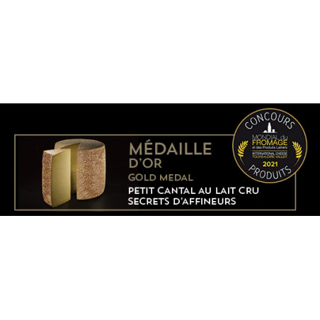 CANTAL ENTRE DEUX AOP (Petit Cantalait)
 Poids-250 g Sous-vide-Non