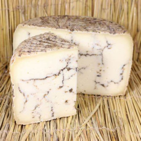 TOME DE BREBIS  MARBREE A LA TRUFFE D'ETE (Tuber Aestivum...