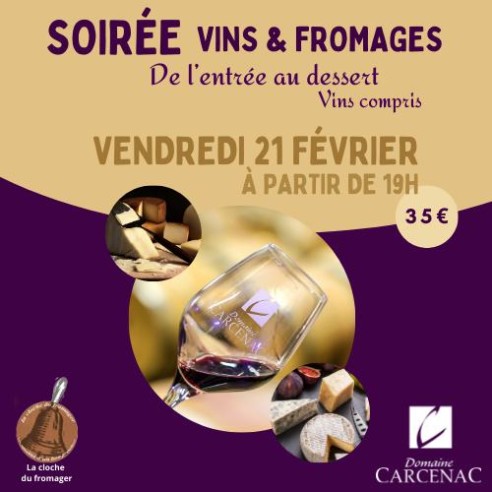 SOIREE FROMAGE VINS